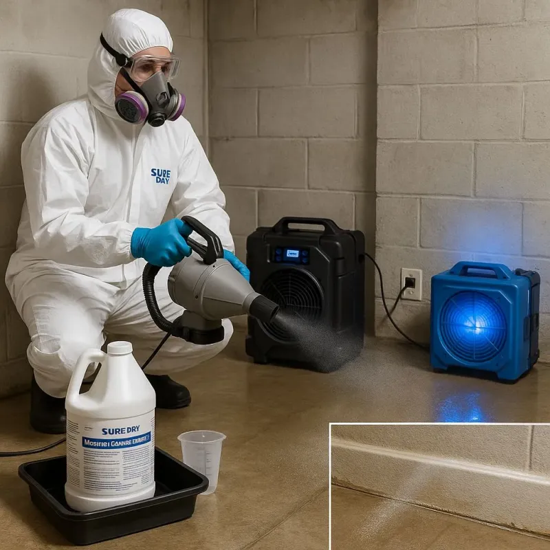 Sanitization and Odor Removal process in Charlton, MA
